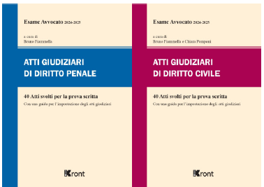 40 Atti svolti in Dir. Penale e 40 Atti svolti in Dir. Civile - Esame Avvocato 2024